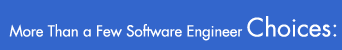 More than a few software choices
